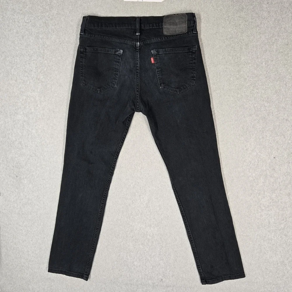 Levi's 511 Men Jeans 32X30 Black Denim Slim Skinny Low Rise Pockets 27